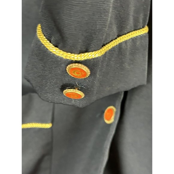 Vintage skirt suit nautical Brenda Goode navy crest patch small - Picture 7 of 15